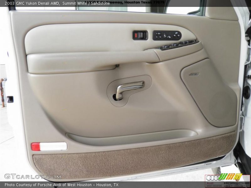 Summit White / Sandstone 2003 GMC Yukon Denali AWD