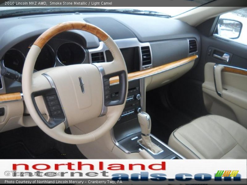 Smoke Stone Metallic / Light Camel 2010 Lincoln MKZ AWD
