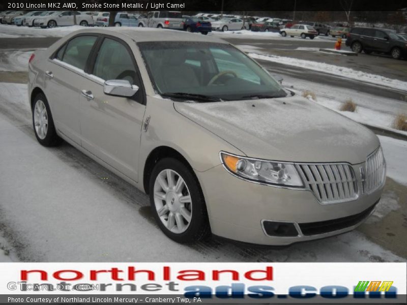 Smoke Stone Metallic / Light Camel 2010 Lincoln MKZ AWD
