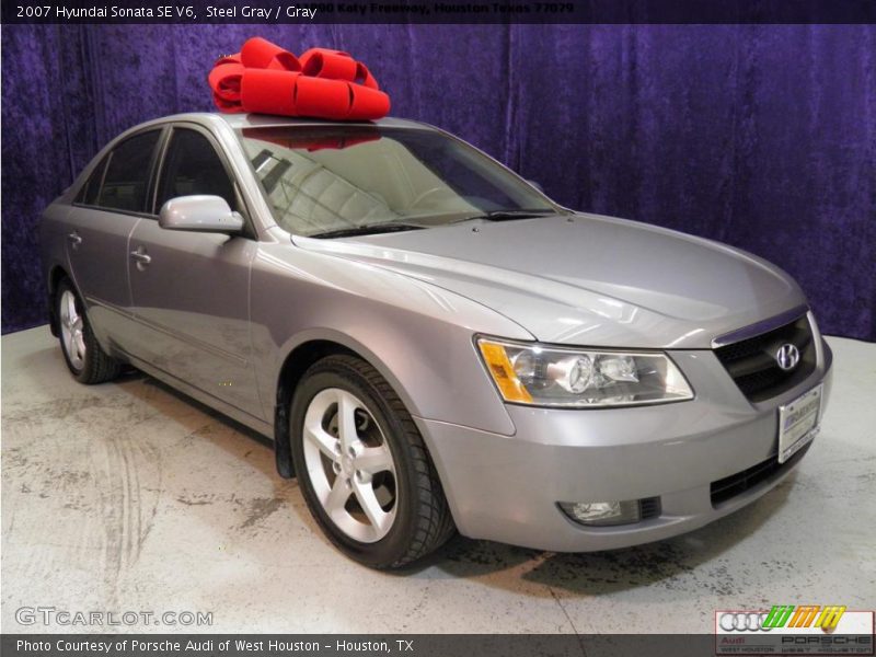 Steel Gray / Gray 2007 Hyundai Sonata SE V6