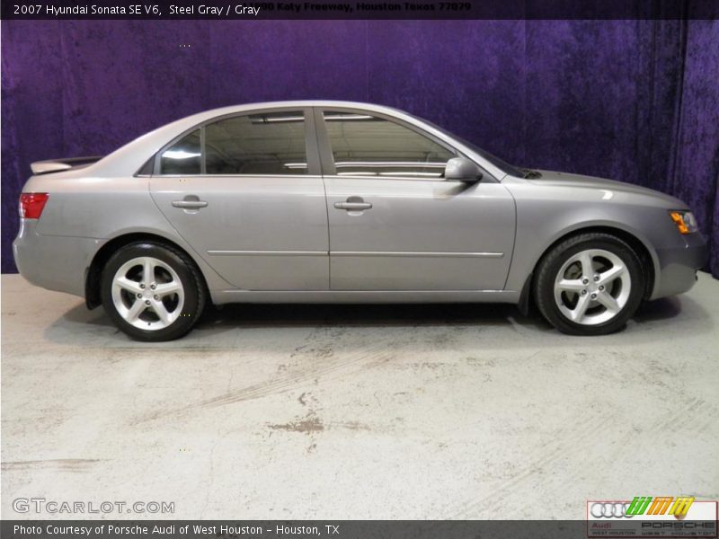 Steel Gray / Gray 2007 Hyundai Sonata SE V6