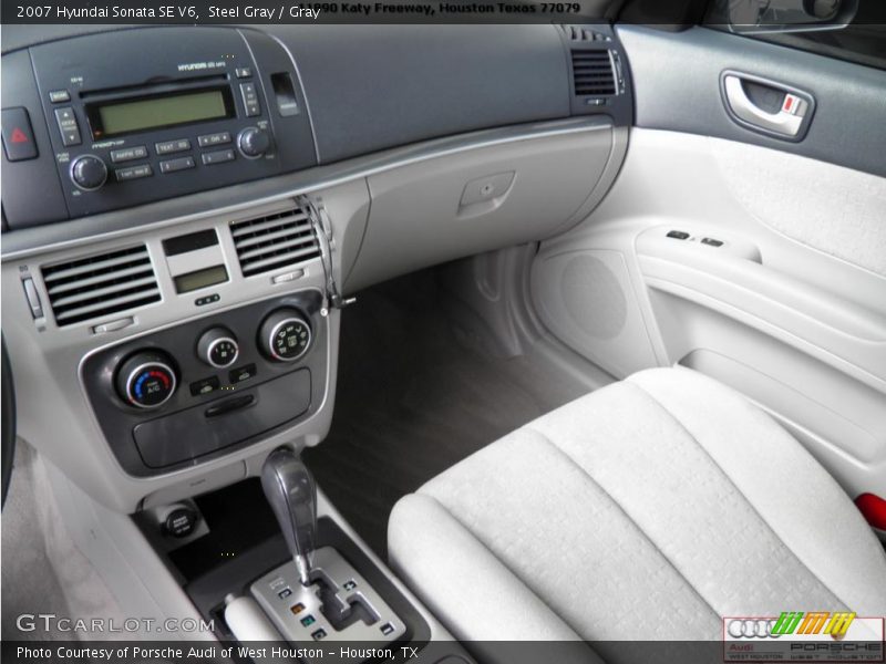 Steel Gray / Gray 2007 Hyundai Sonata SE V6