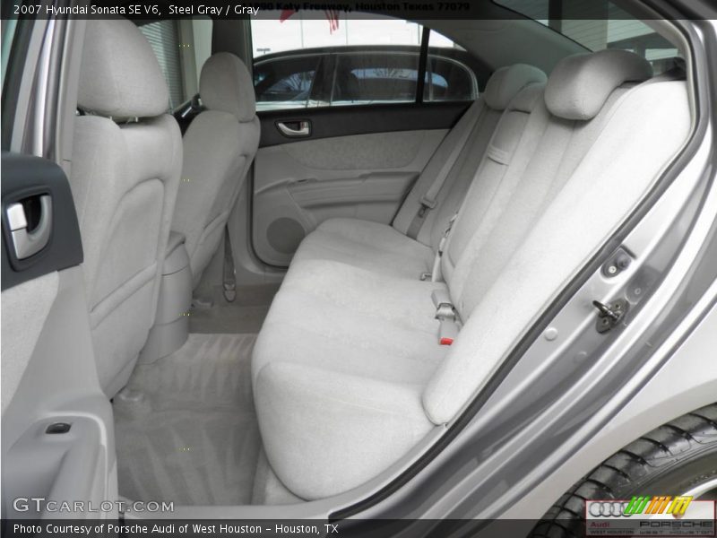 Steel Gray / Gray 2007 Hyundai Sonata SE V6
