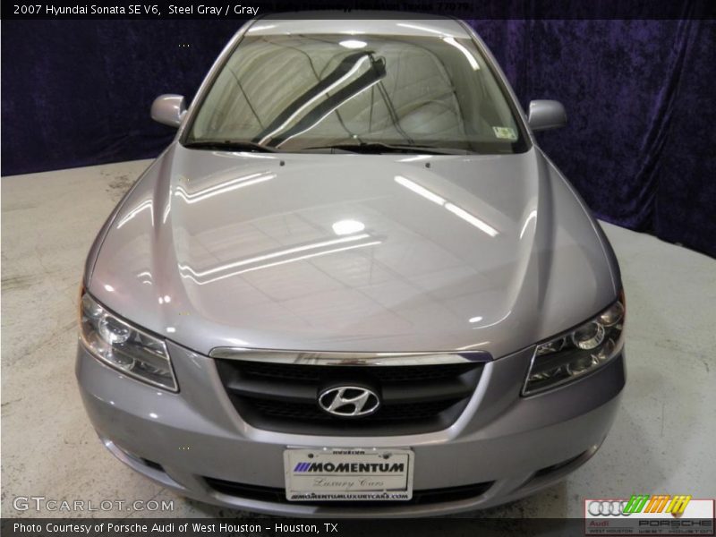 Steel Gray / Gray 2007 Hyundai Sonata SE V6