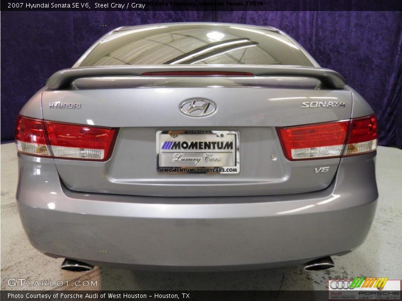 Steel Gray / Gray 2007 Hyundai Sonata SE V6