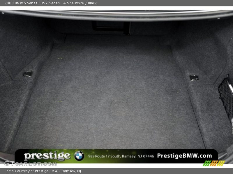 Alpine White / Black 2008 BMW 5 Series 535xi Sedan