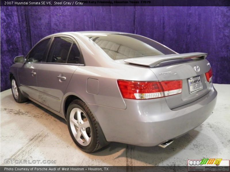 Steel Gray / Gray 2007 Hyundai Sonata SE V6