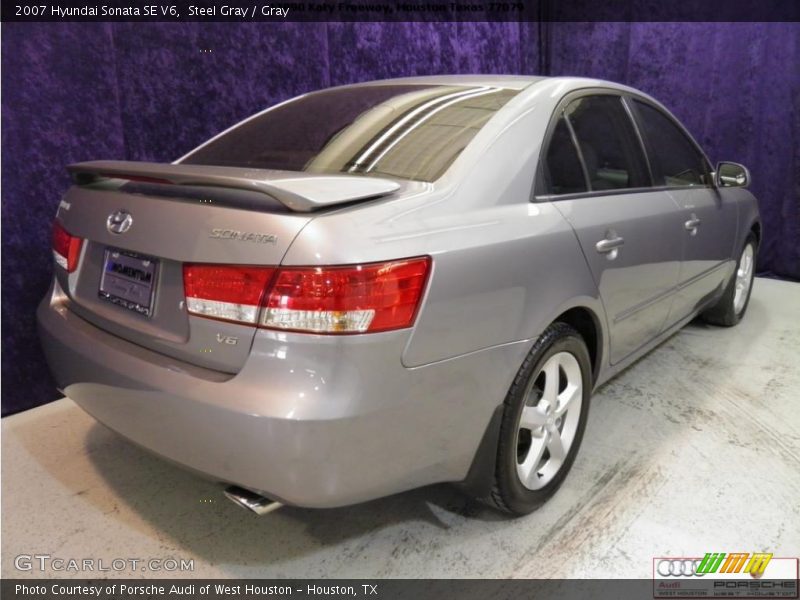 Steel Gray / Gray 2007 Hyundai Sonata SE V6