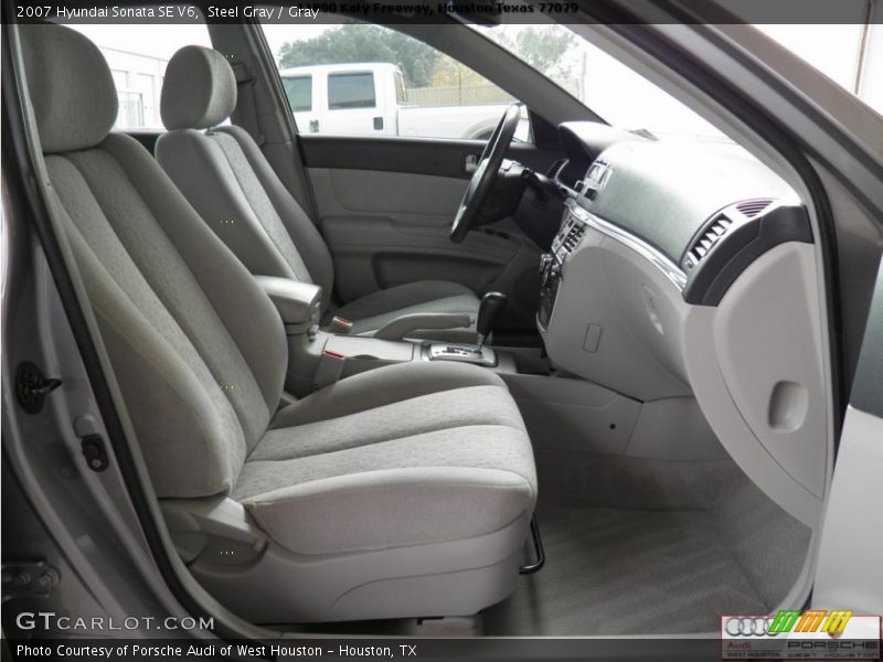 Steel Gray / Gray 2007 Hyundai Sonata SE V6