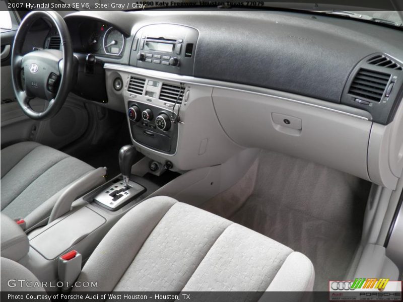 Steel Gray / Gray 2007 Hyundai Sonata SE V6