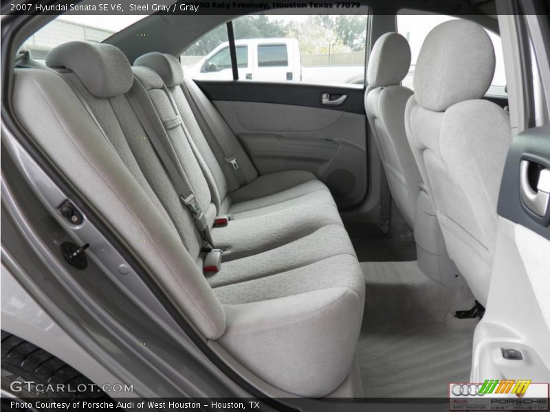 Steel Gray / Gray 2007 Hyundai Sonata SE V6