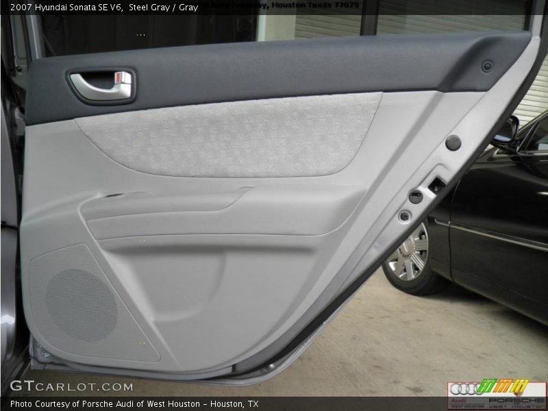 Steel Gray / Gray 2007 Hyundai Sonata SE V6