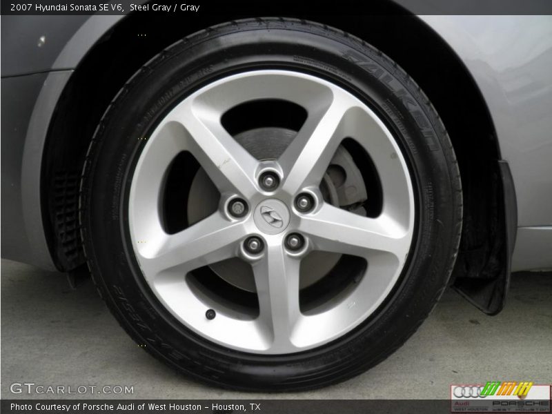 Steel Gray / Gray 2007 Hyundai Sonata SE V6