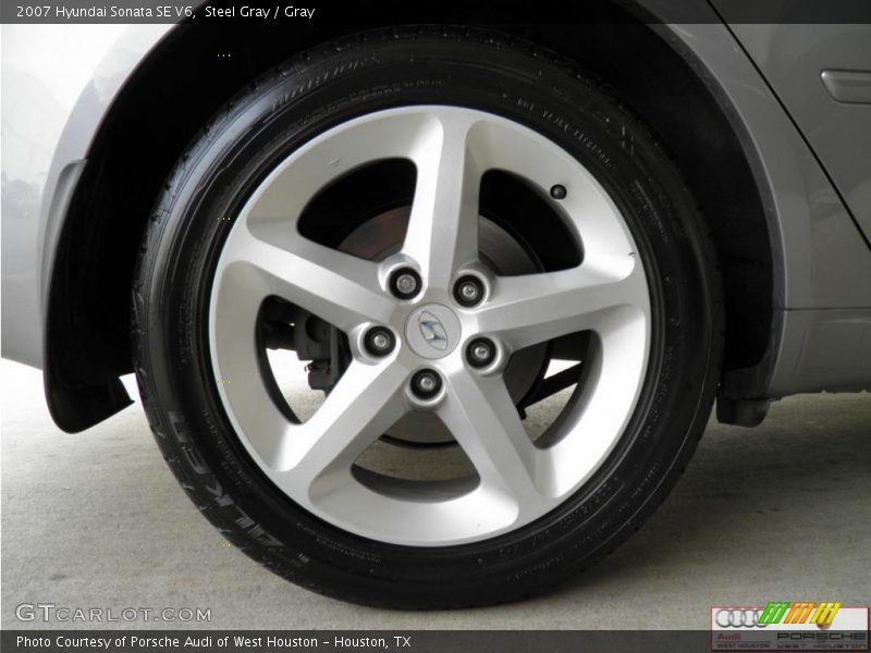 Steel Gray / Gray 2007 Hyundai Sonata SE V6