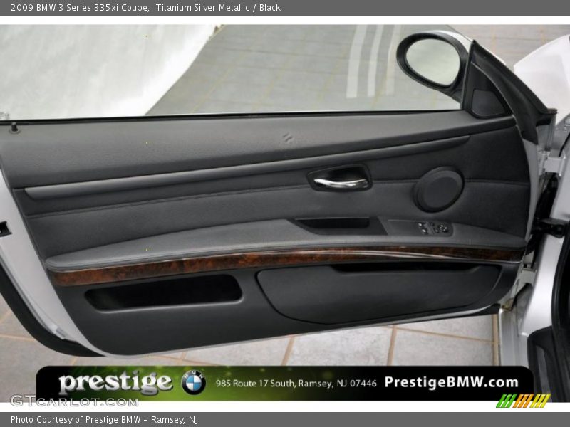 Titanium Silver Metallic / Black 2009 BMW 3 Series 335xi Coupe