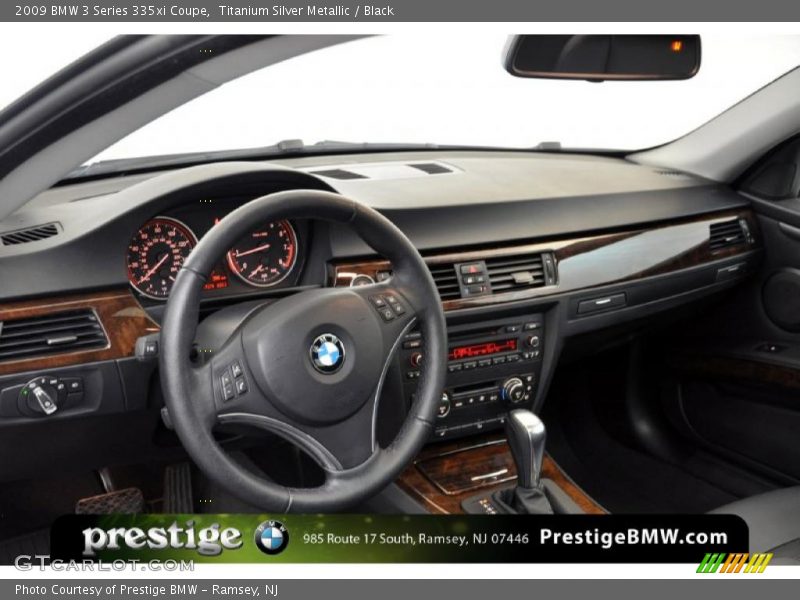 Titanium Silver Metallic / Black 2009 BMW 3 Series 335xi Coupe