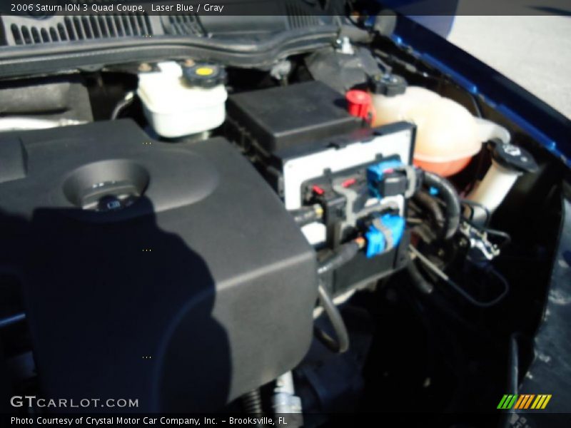 Laser Blue / Gray 2006 Saturn ION 3 Quad Coupe