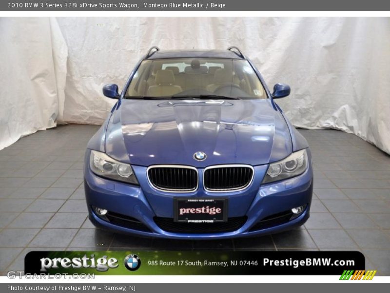 Montego Blue Metallic / Beige 2010 BMW 3 Series 328i xDrive Sports Wagon