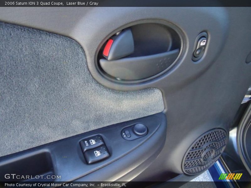 Laser Blue / Gray 2006 Saturn ION 3 Quad Coupe
