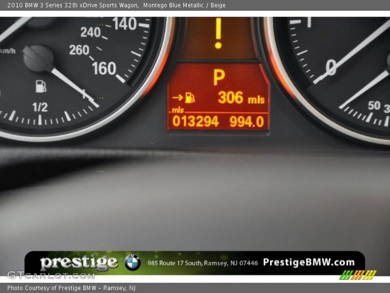 Montego Blue Metallic / Beige 2010 BMW 3 Series 328i xDrive Sports Wagon