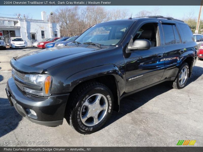 Dark Gray Metallic / Medium Pewter 2004 Chevrolet TrailBlazer LT 4x4