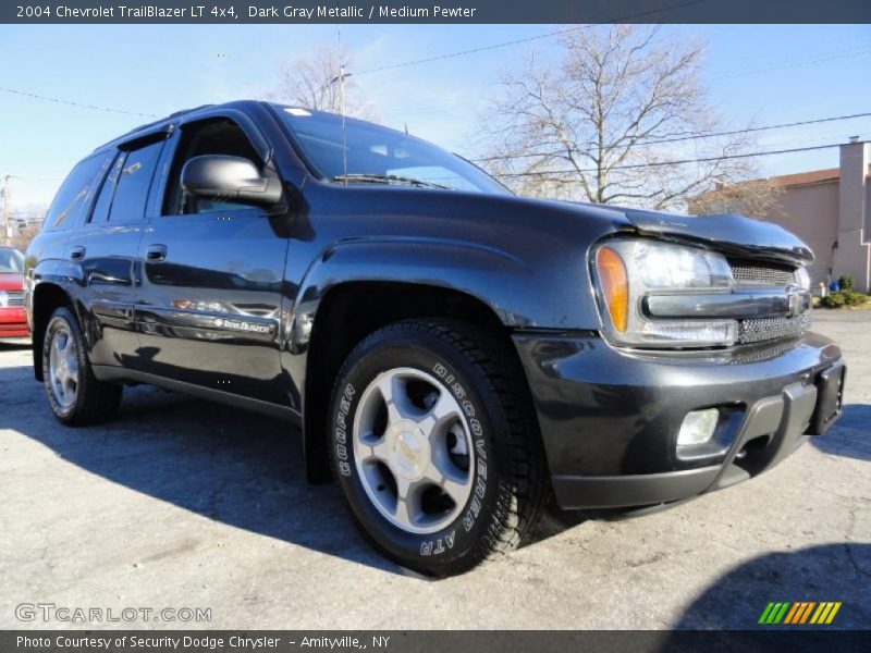 Dark Gray Metallic / Medium Pewter 2004 Chevrolet TrailBlazer LT 4x4