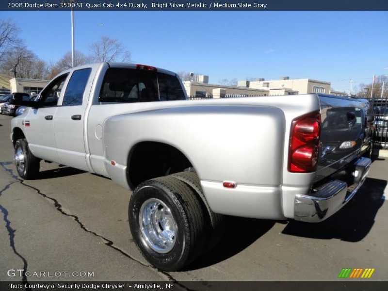  2008 Ram 3500 ST Quad Cab 4x4 Dually Bright Silver Metallic