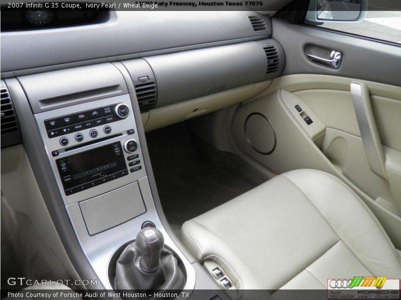 Ivory Pearl / Wheat Beige 2007 Infiniti G 35 Coupe