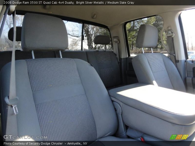 Bright Silver Metallic / Medium Slate Gray 2008 Dodge Ram 3500 ST Quad Cab 4x4 Dually