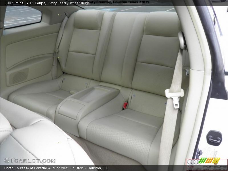 Ivory Pearl / Wheat Beige 2007 Infiniti G 35 Coupe