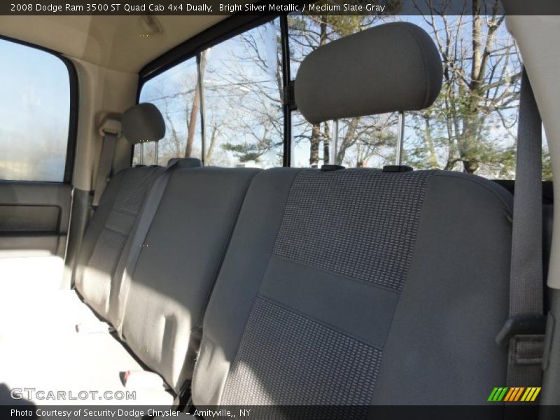 Bright Silver Metallic / Medium Slate Gray 2008 Dodge Ram 3500 ST Quad Cab 4x4 Dually