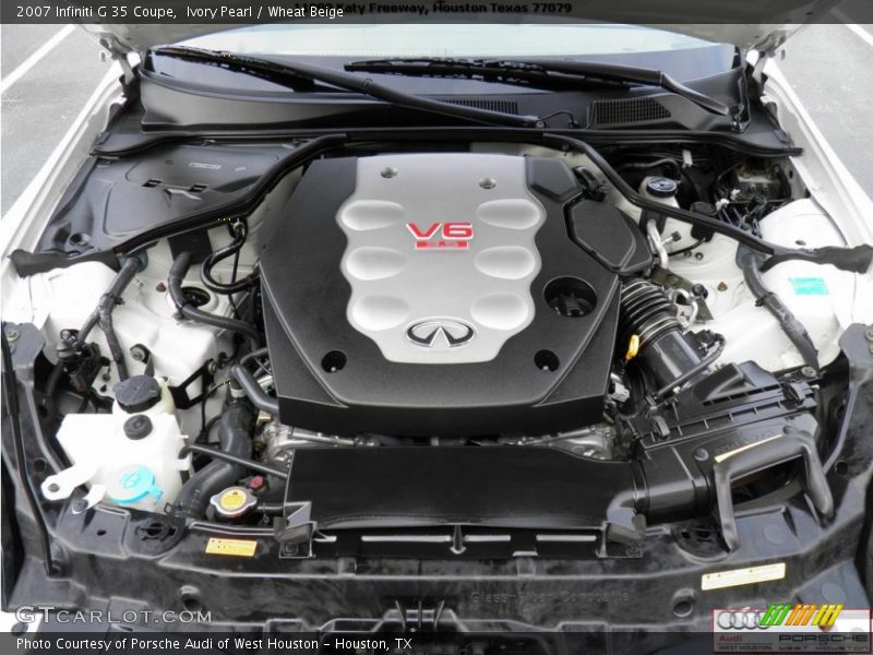 Ivory Pearl / Wheat Beige 2007 Infiniti G 35 Coupe