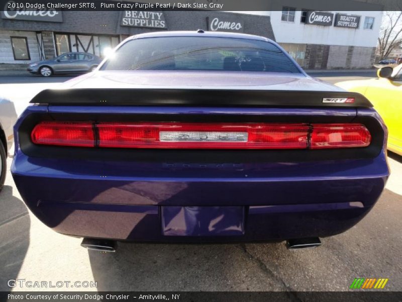 Plum Crazy Purple Pearl / Dark Slate Gray 2010 Dodge Challenger SRT8