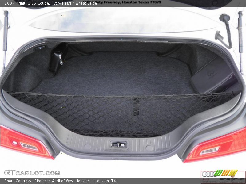 Ivory Pearl / Wheat Beige 2007 Infiniti G 35 Coupe