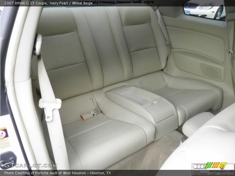 Ivory Pearl / Wheat Beige 2007 Infiniti G 35 Coupe