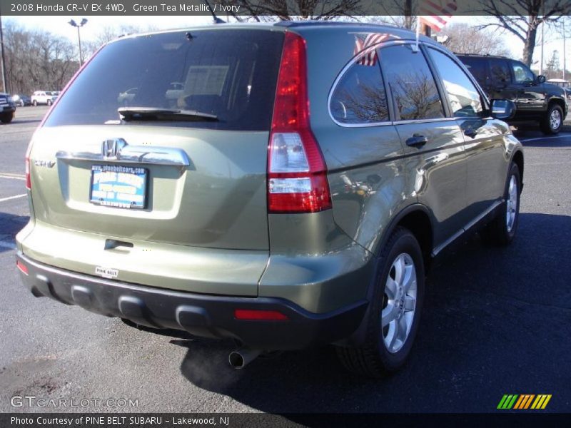 Green Tea Metallic / Ivory 2008 Honda CR-V EX 4WD