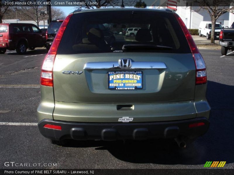 Green Tea Metallic / Ivory 2008 Honda CR-V EX 4WD