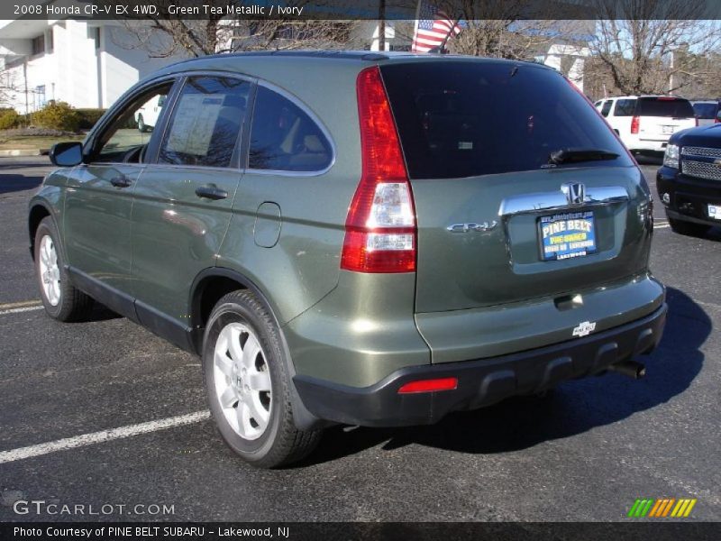 Green Tea Metallic / Ivory 2008 Honda CR-V EX 4WD