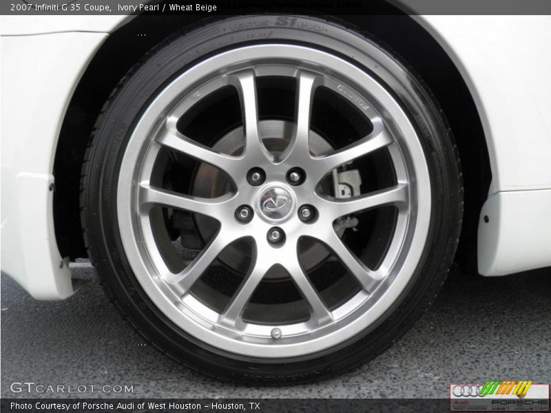 Ivory Pearl / Wheat Beige 2007 Infiniti G 35 Coupe