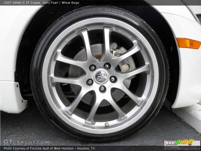 Ivory Pearl / Wheat Beige 2007 Infiniti G 35 Coupe