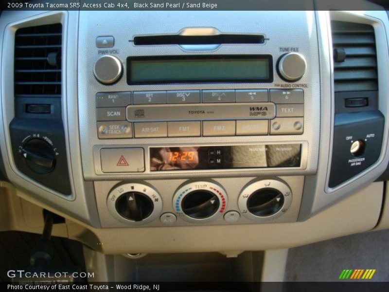 Black Sand Pearl / Sand Beige 2009 Toyota Tacoma SR5 Access Cab 4x4