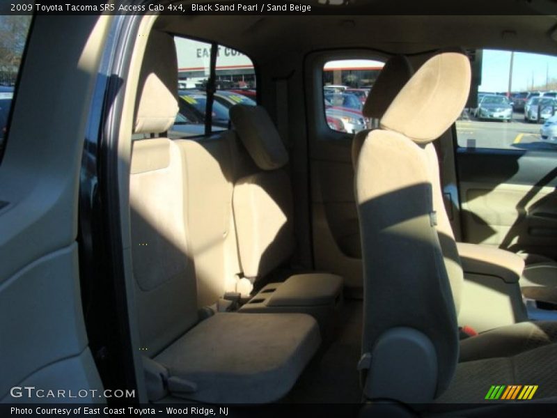 Black Sand Pearl / Sand Beige 2009 Toyota Tacoma SR5 Access Cab 4x4