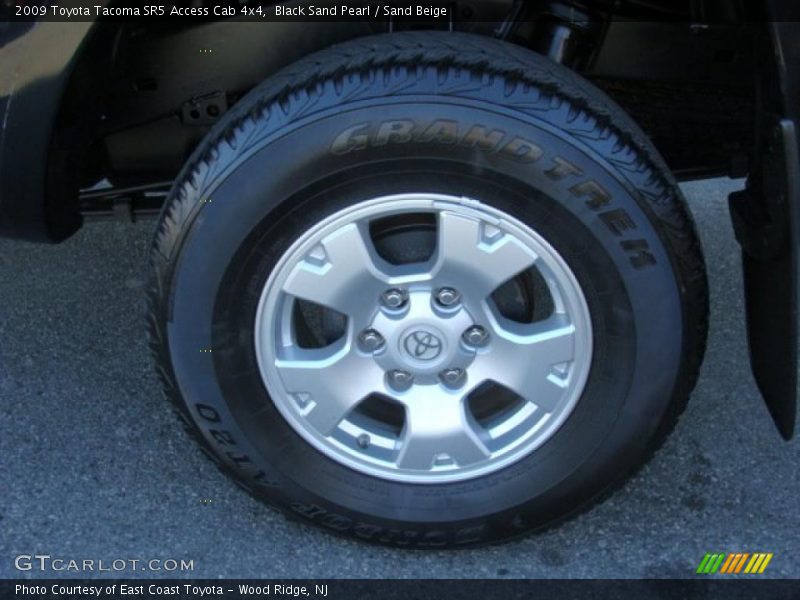 Black Sand Pearl / Sand Beige 2009 Toyota Tacoma SR5 Access Cab 4x4