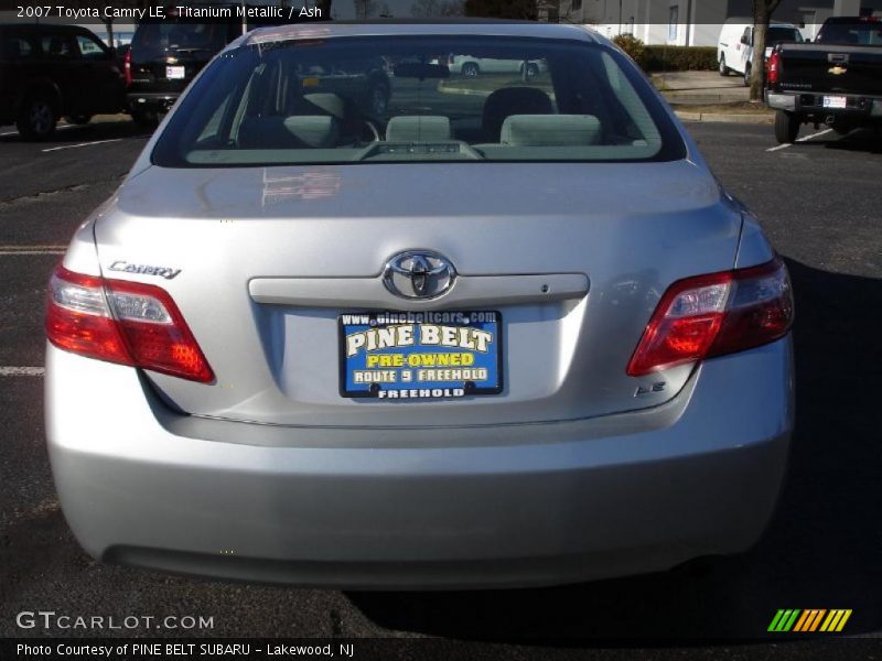Titanium Metallic / Ash 2007 Toyota Camry LE