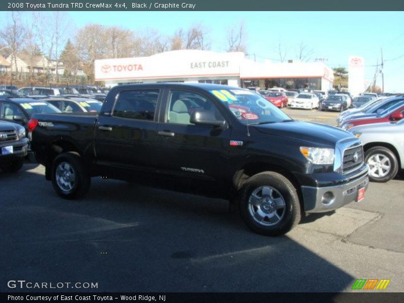 Black / Graphite Gray 2008 Toyota Tundra TRD CrewMax 4x4