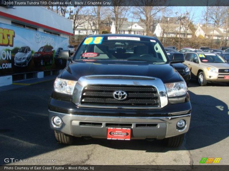 Black / Graphite Gray 2008 Toyota Tundra TRD CrewMax 4x4