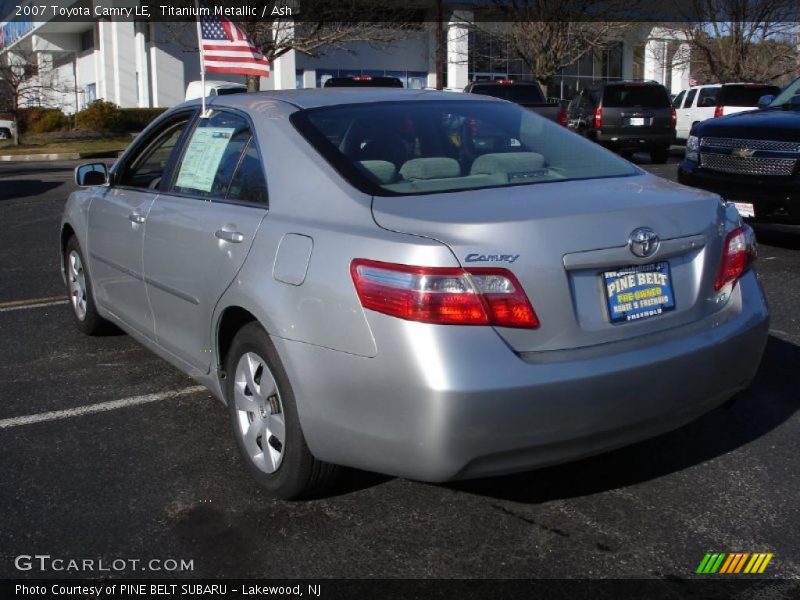Titanium Metallic / Ash 2007 Toyota Camry LE