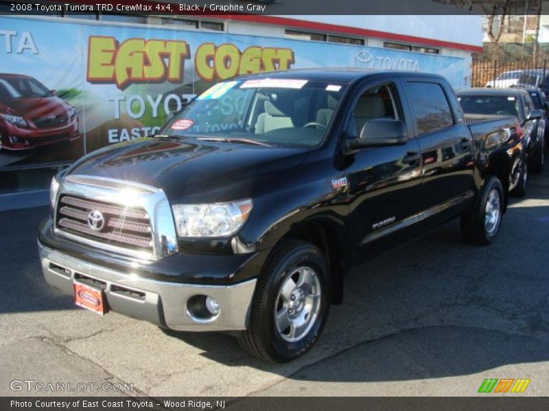 Black / Graphite Gray 2008 Toyota Tundra TRD CrewMax 4x4