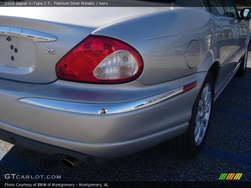 Platinum Silver Metallic / Ivory 2003 Jaguar X-Type 2.5