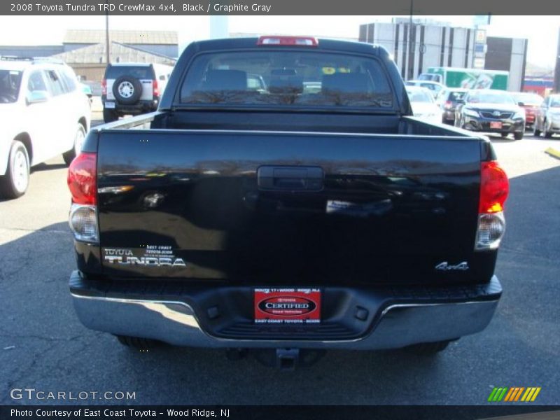 Black / Graphite Gray 2008 Toyota Tundra TRD CrewMax 4x4